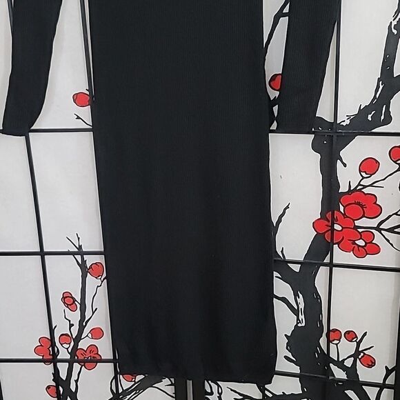 Madewell Henley Sweater Midi Dress - Picture 4 of 9